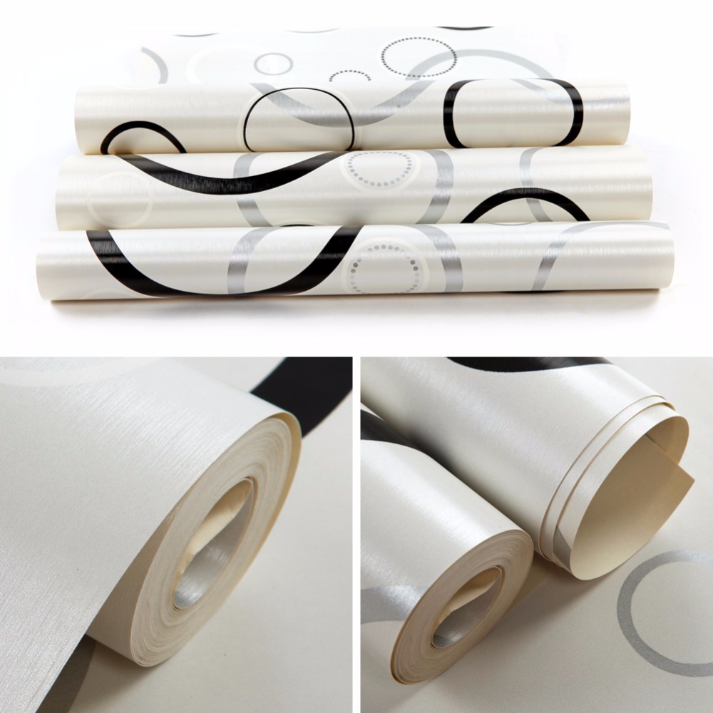 Aliexpress.com : buy bubbles design embossed non woven wallpaper ...