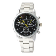 Lujo reloj de la marca Original de calidad superior del cuarzo Steel Business Casual relojes hombres relojes de pulsera