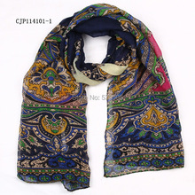 New Women Ladies Vintage flower Scarf Shawl Wrap Scarves 10pcs/lot mixed color
