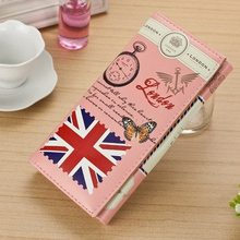 Women Long Wallet Smooth PU Leather Brand New Money Purse ID Credit Card Holder Lady Coin