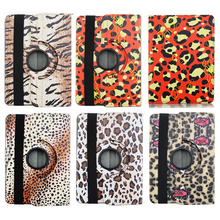 360 Rotating fashion Leopard Stand Leather Case For Samsung Galaxy Tab S2 9.7 SM-T815 T810 PC Tablet Accessories Y4A92D