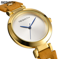 REBIRTH Fashion Women Leather Watch Lady Luxury Clock Female Jewelry Casual Business Elegant Steel Bracelet Quartz
