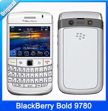 Original unlocked Blackberry Bold 9780 cell phones GPS wifi 5.0MP camera QWERTY keyboard in stock free shipping
