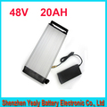 48V 1000W black housing rear rack 48v 20AH electric bike battery lithium battery ebike luggage battery