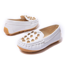 New fashion for children leather single shoes Peas shoes neutral frosted appearance shoes Sanded leather children doug shoes