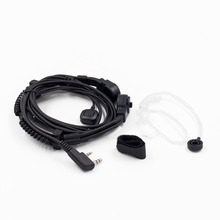 Extendable Throat Microphone Mic Earpiece Headset for Walkie Talkie BAOFENG UV-5R UV-5RE Plus UV-82