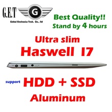 4th Generation Haswell I7 13.3 inch Laptop notebook computer  ultra book RAM 8G+32G SSD + 500G HDD , 1920*1080