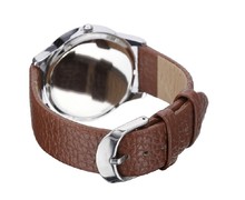 Brand Classic Fashion Casual Business Watch Men s Anticlockwise Quartz Leather Strap Wrist Watches Life Waterproof