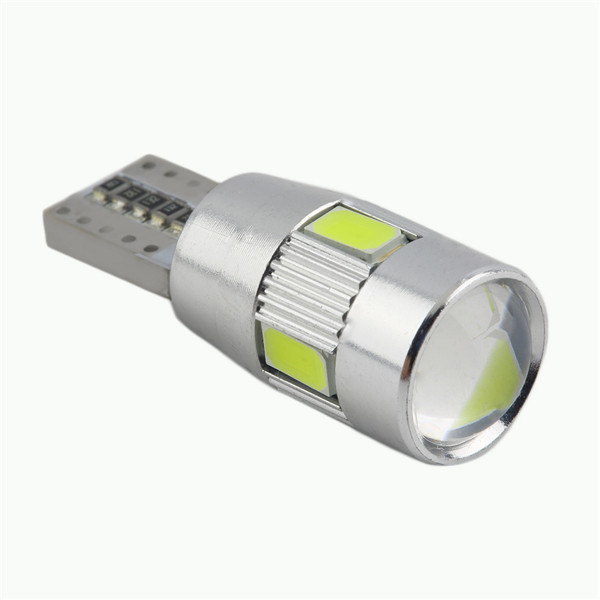 1PC parking HID White CANBUS T10 W5W 5630 6 SMD Car Auto LED Light Bulb Lamp
