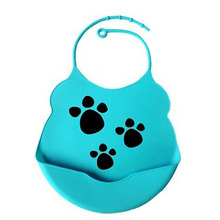 ChildThree-Dimensional Silica Gel Waterproof Bib Baby Supplies Bibs Rice Pocket Bibs & Burp Cloths