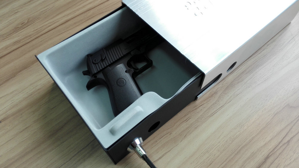 Offrez la meilleure protection à vos biens dans Alarmes et sécurité Free-shipping-handgun-Vault-with-font-b-box-b-font-8-5-x-3-x-6