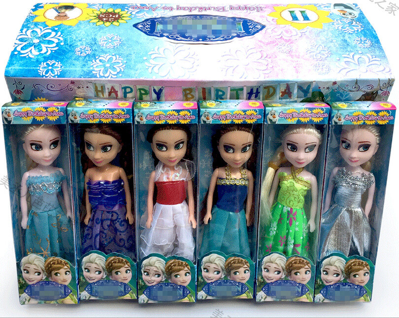 2015 1pcs Anna elsa fever dolls children princess doll mini toys Lovely elsa dolls baby classic toys gilf for kids boneca elsa