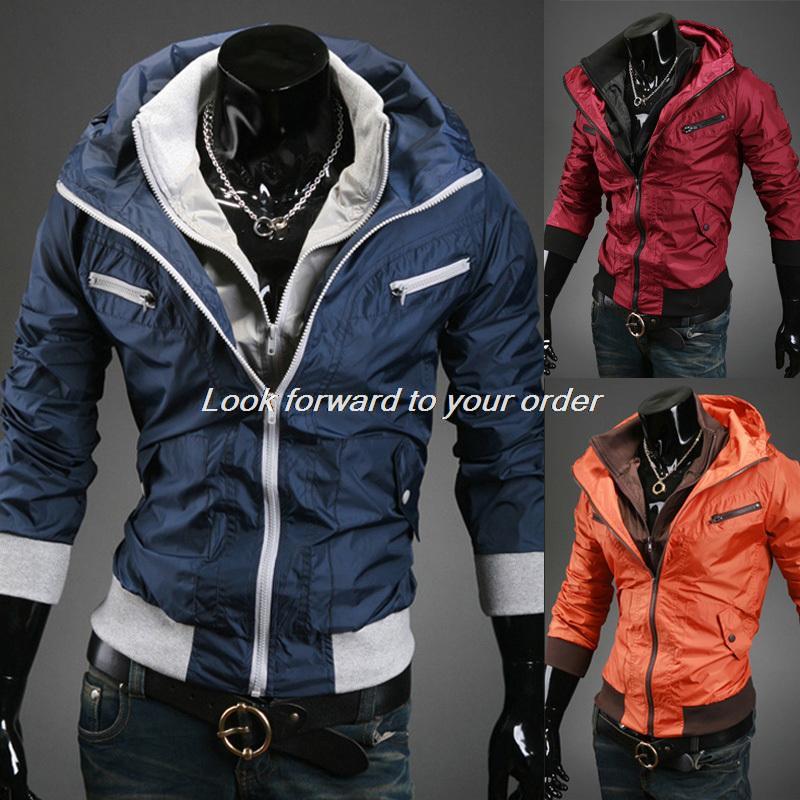2014 Autumn Winter Fashon New Design Casual Jackets Men Outerwear Men s Jacket Coat Zipper Slim