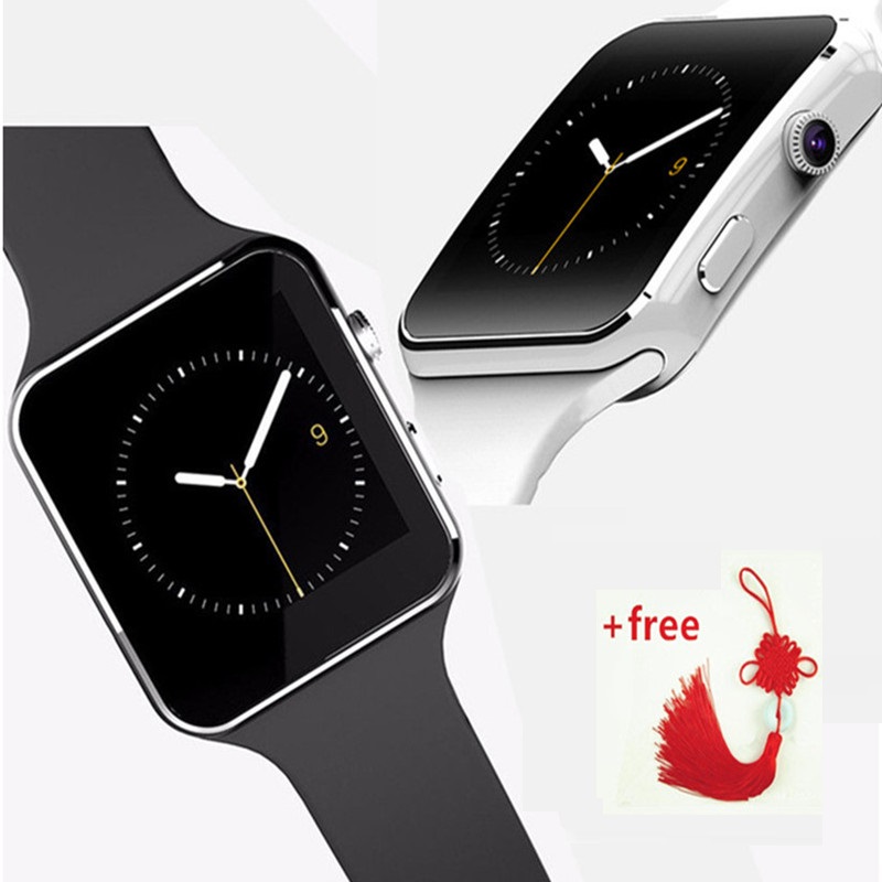 Bluetooth Smart Watch X6 Smartwatch Mens Women Camera Smart watch For Android Support SIM TF Phone Luxury Wristwatch For Lovers