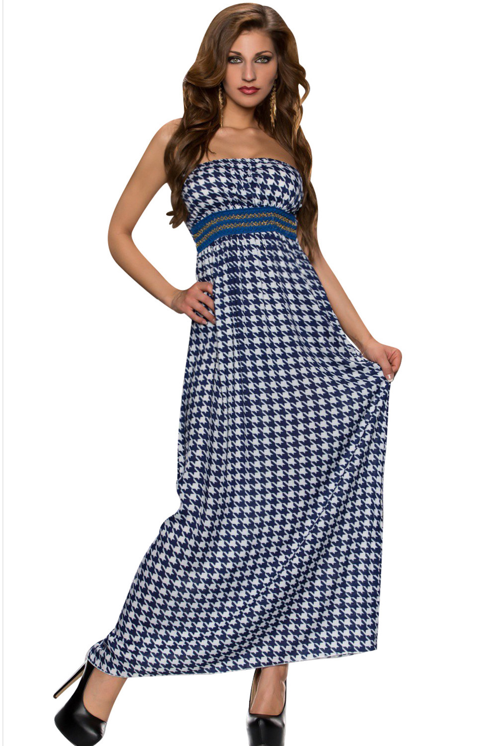 Summer Strapless Maxi Dresses