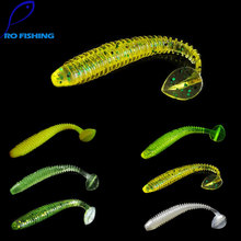 Pesca Artificials Fishing Lures 60pcs 7.5cm 2g for Japan Soft Plastic Fly Fishing Shad Soft  Lure Worm Shrimp  Fishing Lure Set