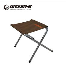 GREEN B outdoor household dew camping meal portable camp chair stool Oxford cloth folding chairs a
