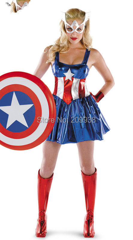 New!!Captain America cosplay,America  warrior costumes,halloween costumes for halloween AMN2842