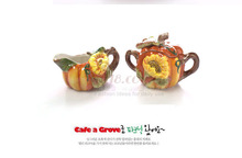 American Rustic Ceramic Pumpkin Coffee Set Coffee Cup And Pot Tea Set