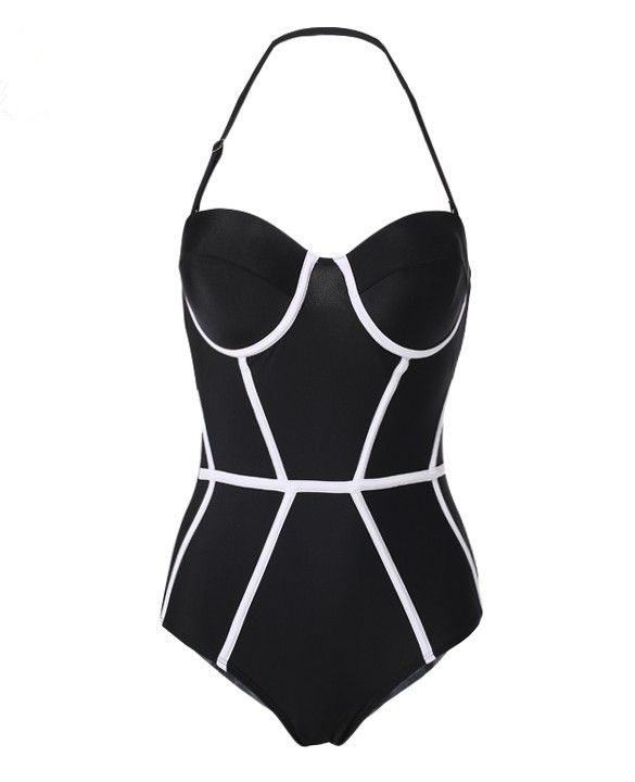 Summer-Fashion-Women-swimdress-Bathing-Suit-vintage-black-swimwear-one-piece-swimsuit-Plus-Size-Sleeveless-strapless (1)