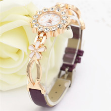 Montre Femme Watches Women 2016 Clock Female Gold Women Steel Quartz Wrist Watch Wristwatches Wholesale Relogio