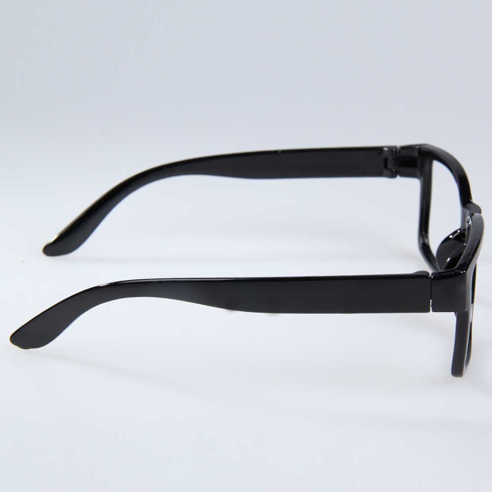 Chic Unisex Glasses Frame Hipsters Decorative Eyeglass Frames Bright Black