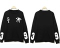 New Hot BTS k pop Sweatshirts Korean version Unisex black White Cotton Letters printing coat Long