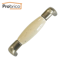 Probrico Wholesale 100 PCS Porcelain Furniture Cabinet Handle Ceramic Antique Bronze PD26037ANB96 96mm 3.8″ Kitchen Drawer Knob