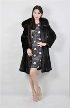 2015 winter woman fashion real mink fur real mink coat 8043-90M