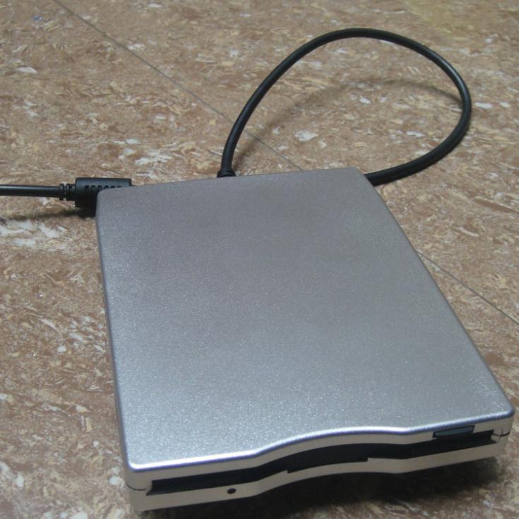 3.5 inch silver external floppy drive 1.44 M computer general USB mobile disk Factory direct sale