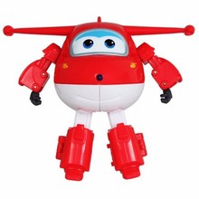 Super Wings ABS Planes Transformation Airplane Robot Toys JETT Action Figure Boys Birthday Gift Brinquedos