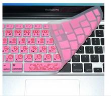 New arrive US lovely pink kitty keyboard KT cat protector Cover Skin Protector for Apple Mac book 13″ 15″ Macbook Air 11 13