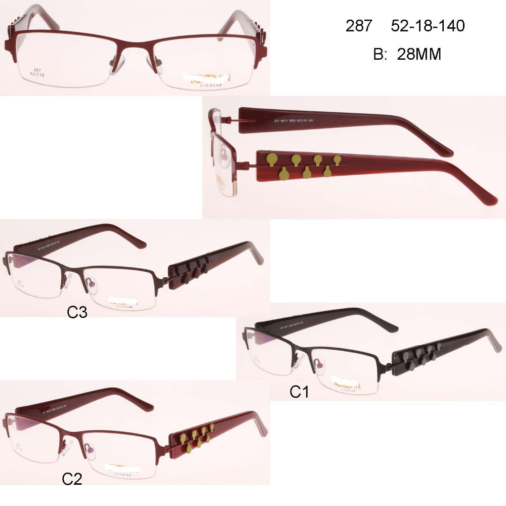 2014 Classic  eyeglasses spectacle frame crosslink oculos fashion glasses full frame myopia men/women metal frame eye glasses