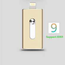 For iPhone 6, 6 Plus 5 5S ipad Metal Pen drive HD memory stick Dual purpose mobile Otg Micro USB FLASH Drive 32GB 64GB PENDRIVE