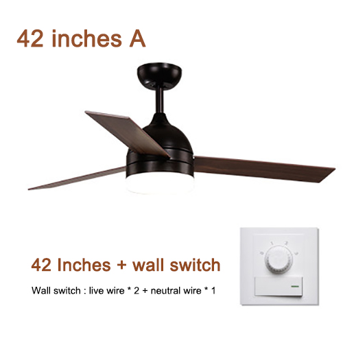 Remote Controller Industrial Fan Led Classical Loft Modern