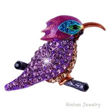 Fashion Formal Jewelry Brooch Pins Rhinestone Crystal Birds Popular Gifts women brooches wedding brooch jewerly