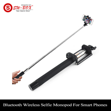 Bluetooth Wireless Android IOS Portrait Handheld Selfie Monopod For Smart Phones iPhone 5/5s Samsung Galaxy S5