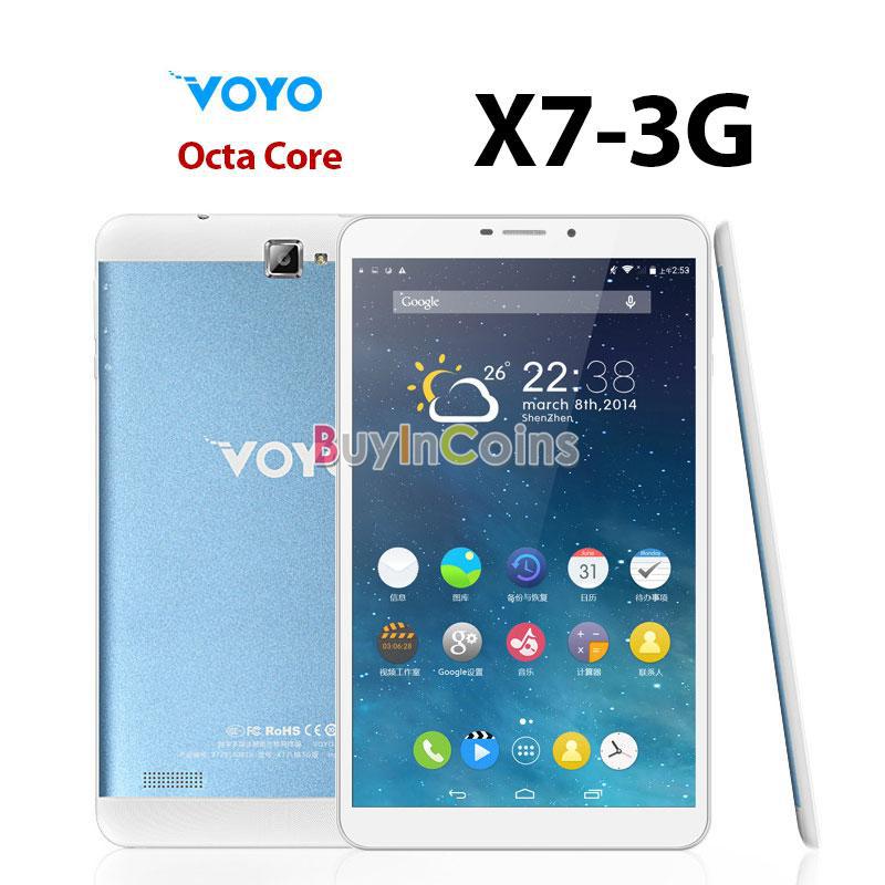 8 0 VOYO X7 Octa Core Android 4 4 3G Phone Tablet PC 2GB 16GB 5MP