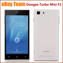 Original Doogee Turbo Mini F1 4G FDD LTE MTK6732 Quad core Phone 1.5GHz 8MP 4.5 Inch Smartphone 1GB RAM 8GB ROM Android 4.4