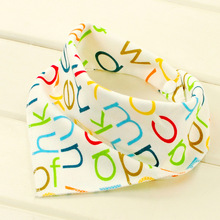 High quality double layers cotton baby bibs Burp Cloths Lovely Cartoon Character Animal Print baby bandana