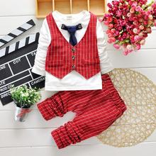 50 OFF 2015 Fashion Baby Boy Spring Clothes Gentleman Suit Toddler Boys Clothing Set Long Sleeve