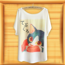 Tshirt Women Tops Fashion 2015 Casual Summer Style Plus Size Loose Batwing Sleeve T shirt Women
