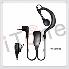 earpiece  for walkie talkie  Baofeng  HYT In Ear headphone Throat Microphone 2 way radio earpiece earpiece  for walkie talkie