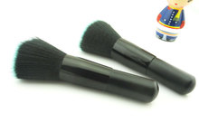 Pro short handle double color synthetic hair makeup brushes blusher brush beauty cosmetics tool