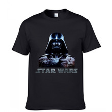 2016 tops tee movie TV fitnesss men’s t-shirt cartoon game casual shirt star wars Yoda darth vader T shirt for men short sleeves