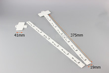 37CM 6 hooks with head Supermarket shelf accessory snack Tissue products PP holder hanging bag clip hook strip bar