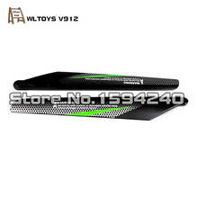 WLtoys wl v912 2.4G 4CH Rc Helicopter parts main blades Green color V912-07 10pcs/lot wholesale