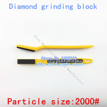 Diamond grinding bloquear, cepillo de dientes de resina muela, esmerilado y pulido de productos de carburo, tamaño de partícula : 2000#