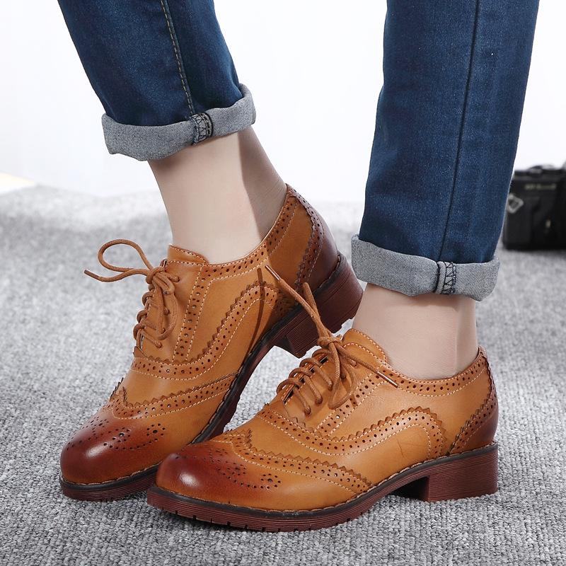 platform brogues womens