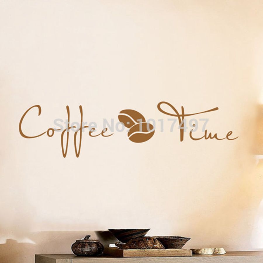 Muurstickers koffie koop goedkope muurstickers koffie loten van ...